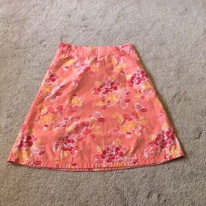 Eddie Bauer Floral Skirt Size 4